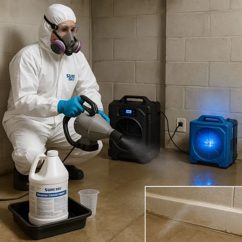 Sanitization and Odor Removal process in Freedom, CA