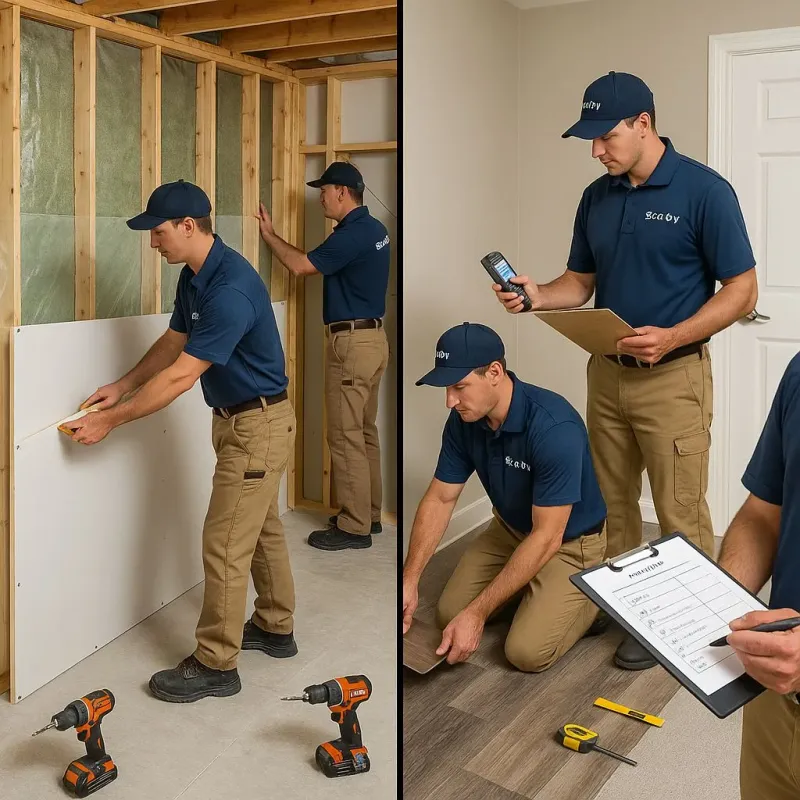 Repairs and Reconstruction process in Freedom, CA